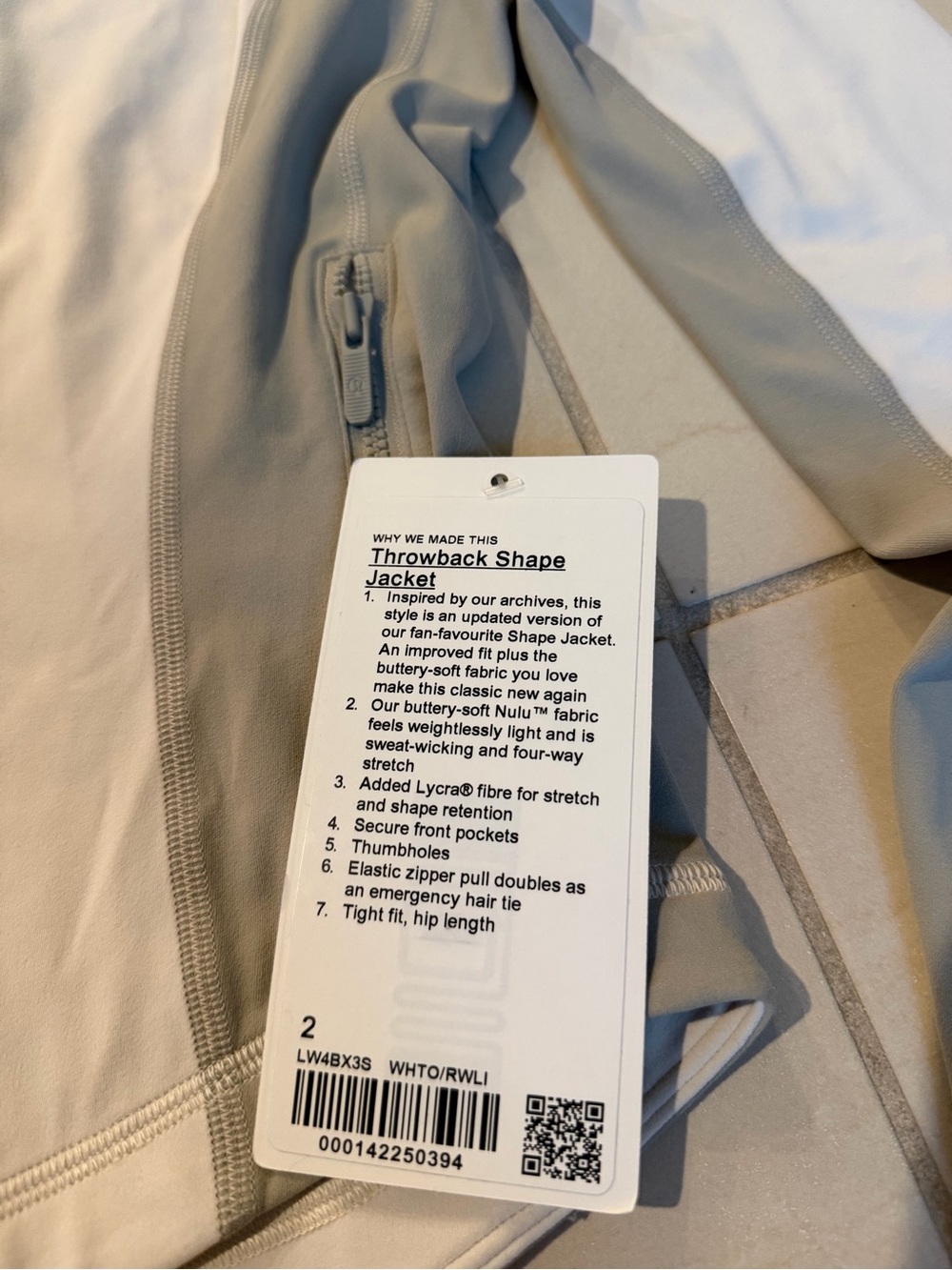 Lululemon throwback shape jacket - Picture 2 of 4
